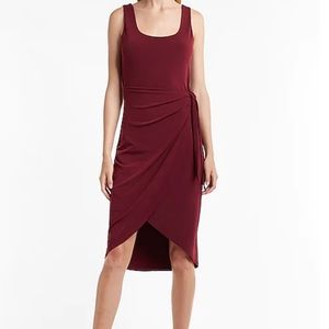 Express Wine Color Sheath Dress Size M